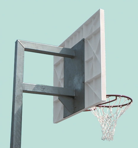 Mini-basketbalinstallatie om in beton te plaatsen