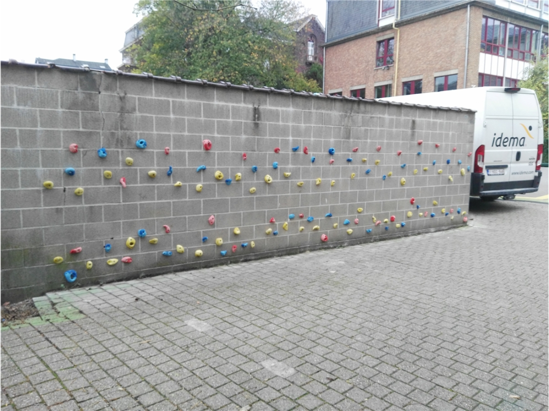 Lot de 20 prises d'escalade scolaires