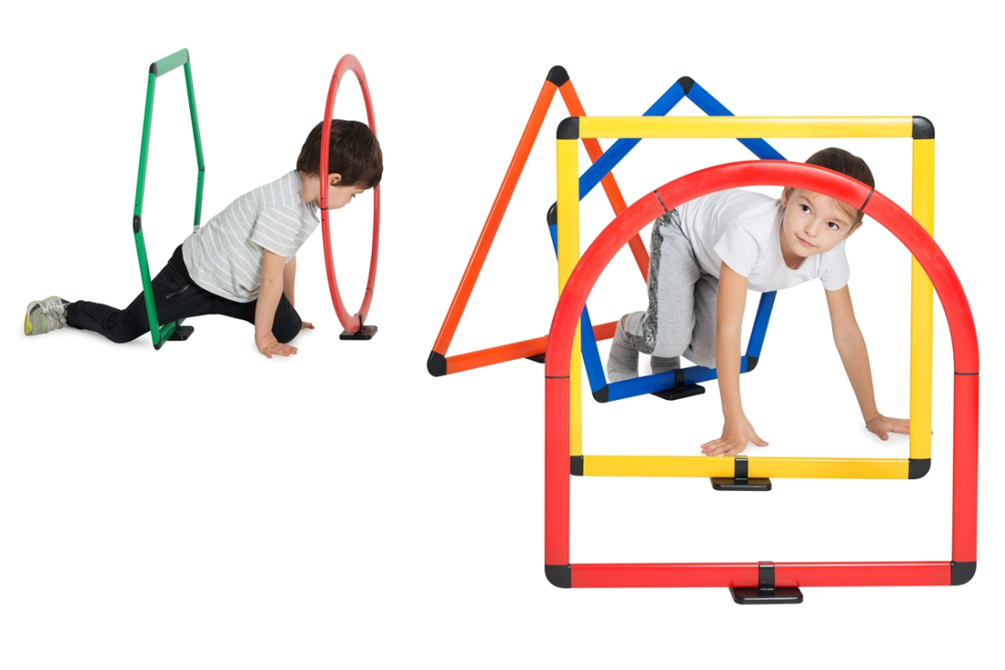 Course d'obstacles géométriques