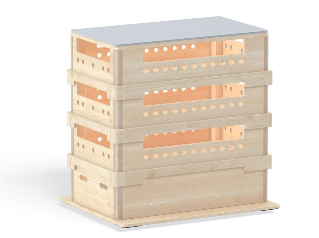 Plinth modulable