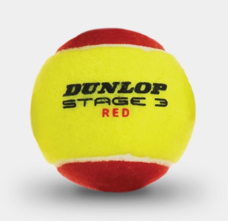 Lot de 12 balles de tennis DUNLOP Stage 3