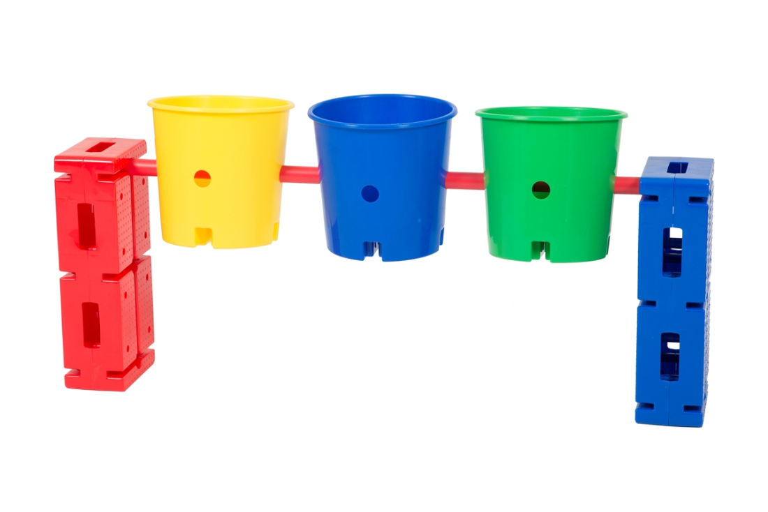 Lot de 4 seaux multifonctions