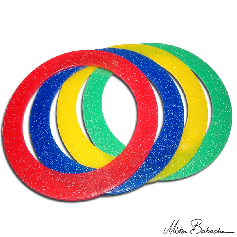 Anneau de jonglerie pailleté Mr Babache  32cm