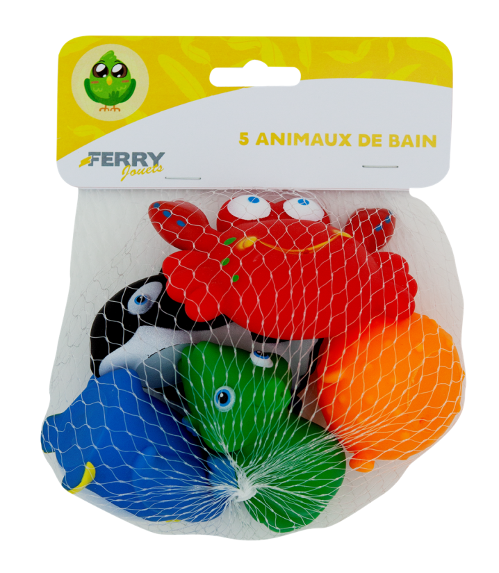 Lot de 5 animaux cracheurs