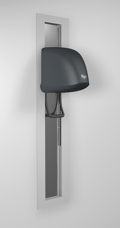 Sèche-cheveux BELUGA avec rail et miroir