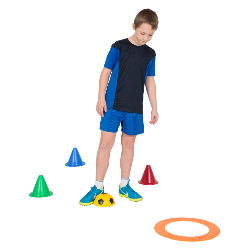 Demi-ballon de football en mousse 15cm