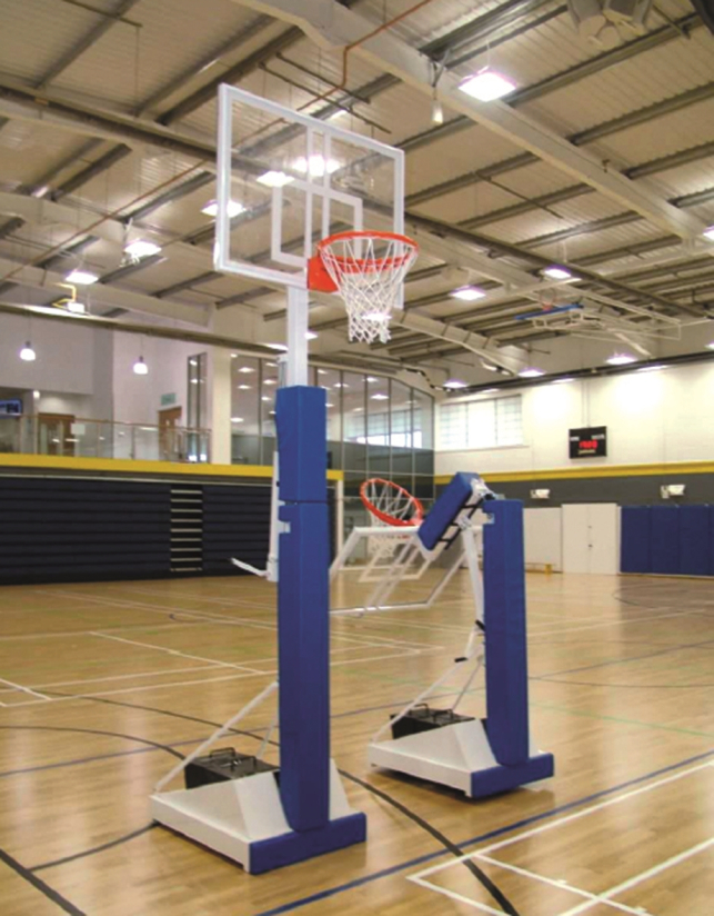 Tour mobile de basket-ball scolaire