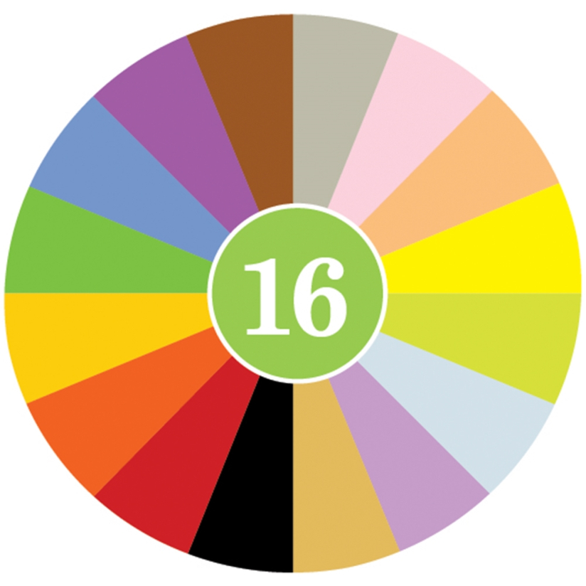 Boite de 64 crayons de cire Crayon Rocks