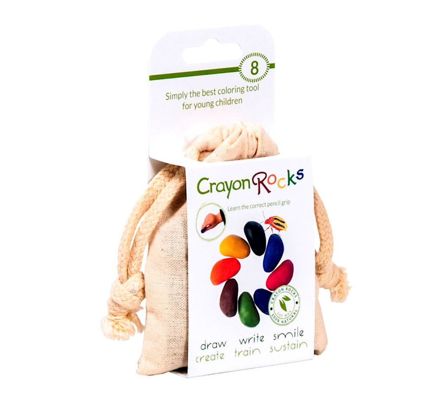 Pochette de 8 crayons de cire Crayon Rocks