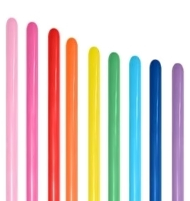 Sachet de 100 ballons à modeler Qualatex 260Q
