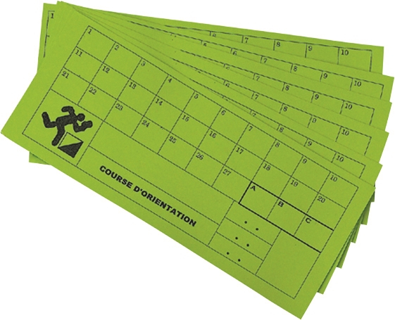 Lot de 100 cartons de contrôle
