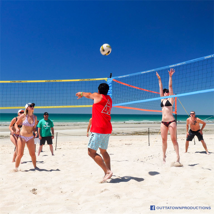 Installation de volley-ball TriBall