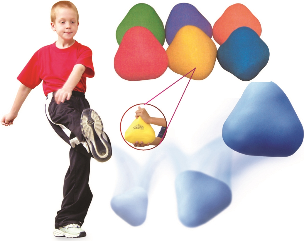 Lot de 6 balles pyramides Spordas