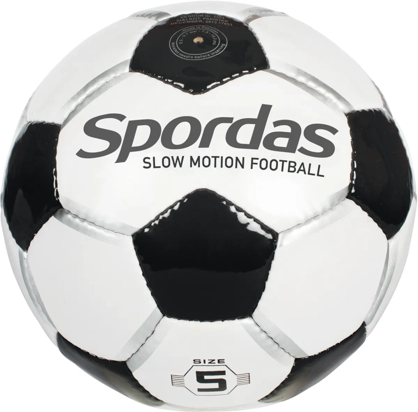 Voetbal met afremzand