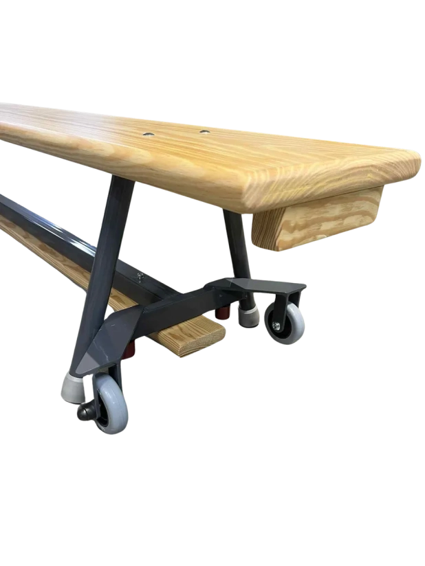 Banc de gymnastique avec châssis métallique