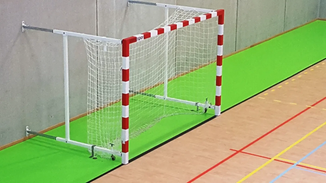Inklapbaar muurhandbaldoel