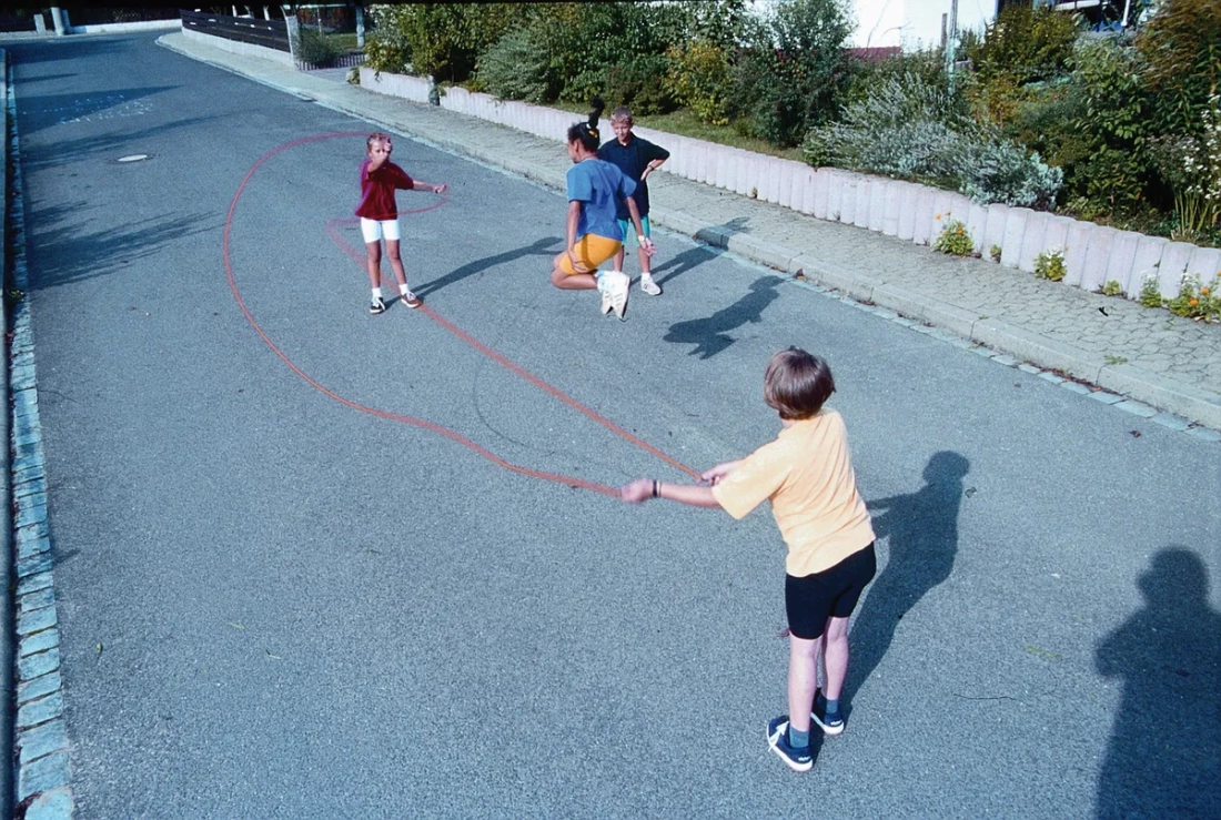 Paar Double Dutch-springtouwen