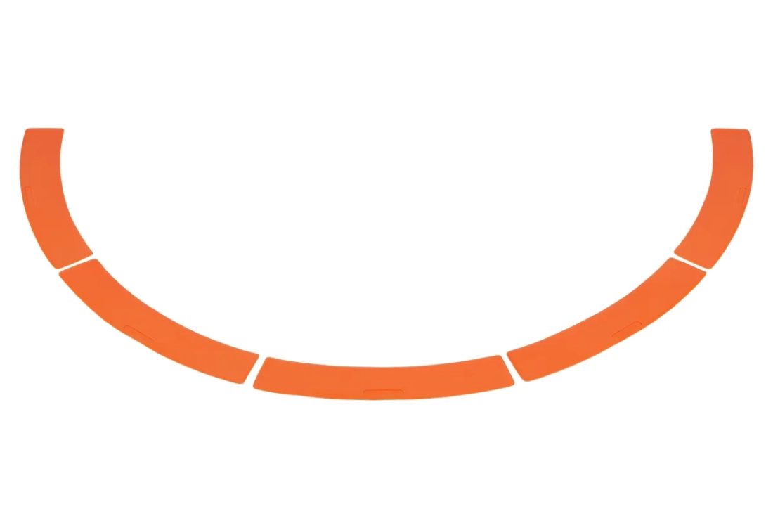 Set van 10 gebogen markeringen