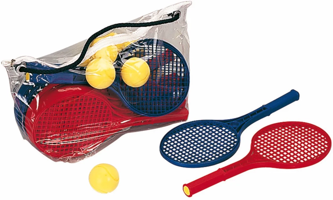 Kit de 12 raquettes mini tennis et 12 balles