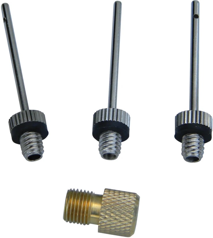 Set van 3 naalden voor ballen + 1 reduceernippel