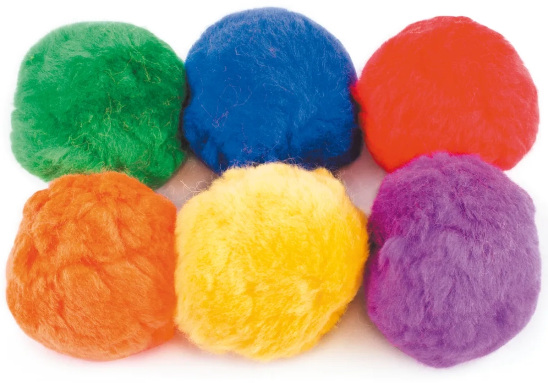 Lot de 6 balles laine