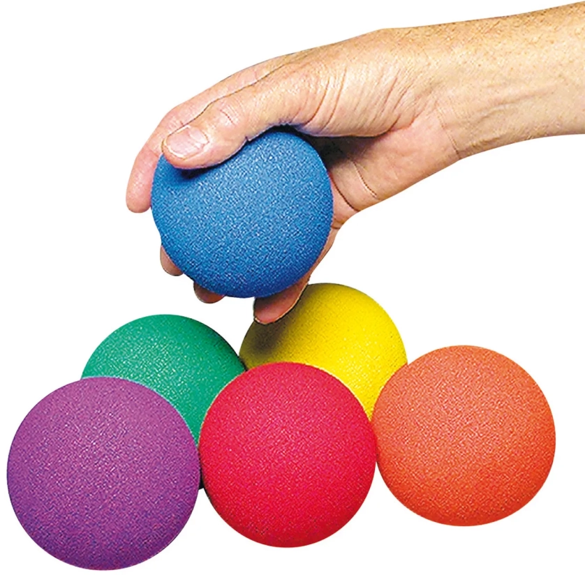 Set van 6 niet-terugstuitende ballen