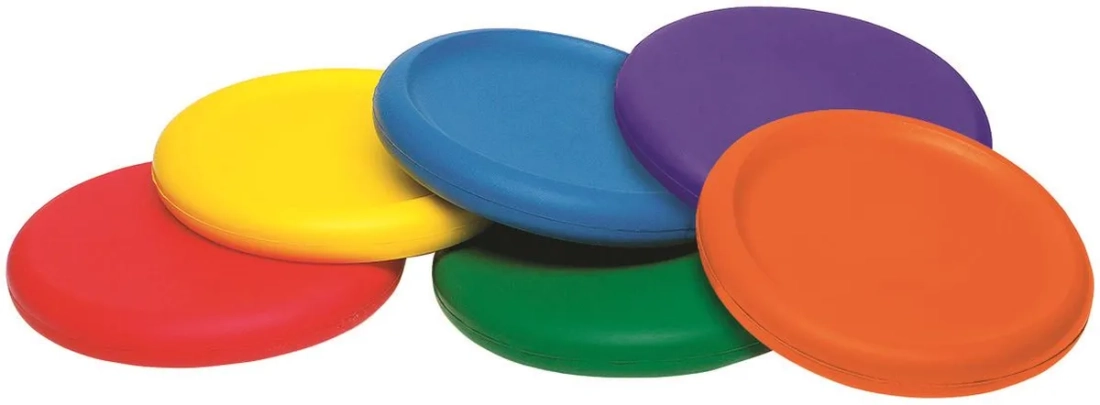 Set van 6 foamfrisbees