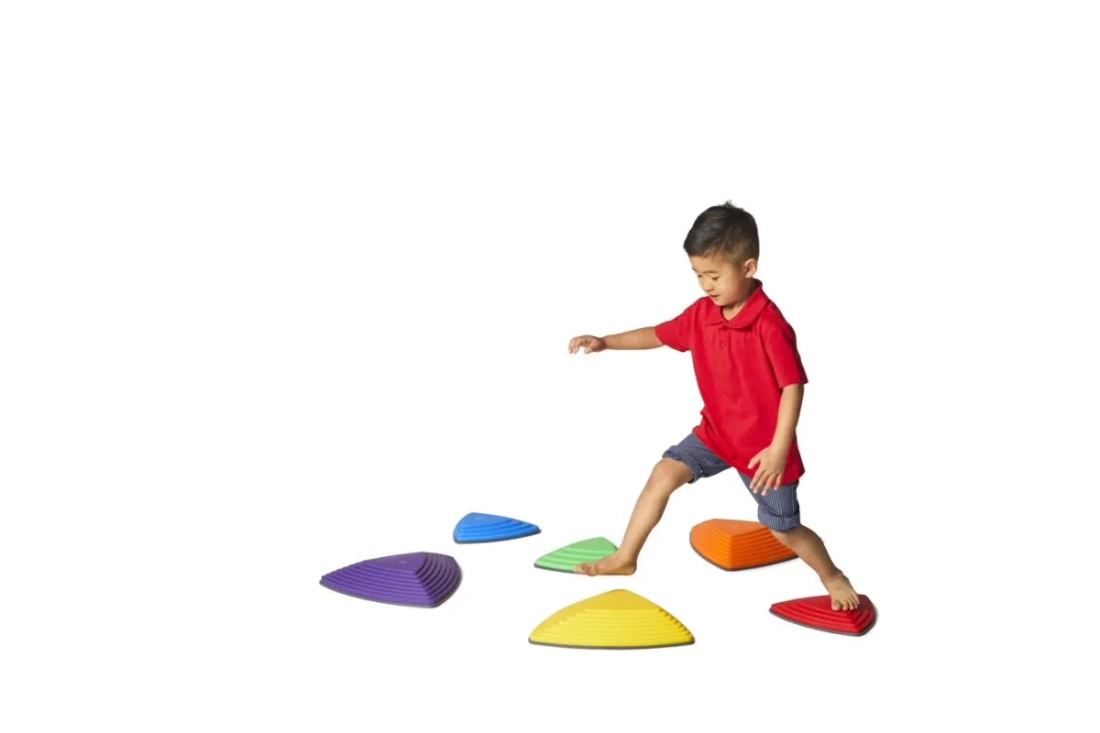Set van 6 rivierstenen