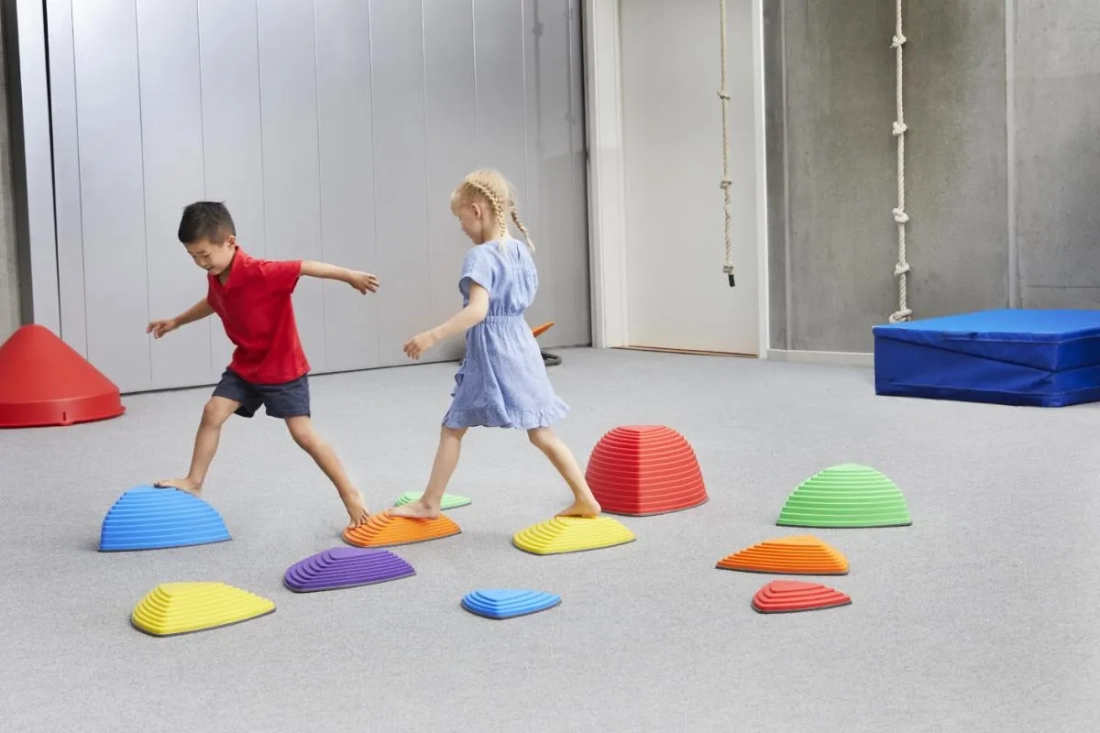Set van 6 rivierstenen