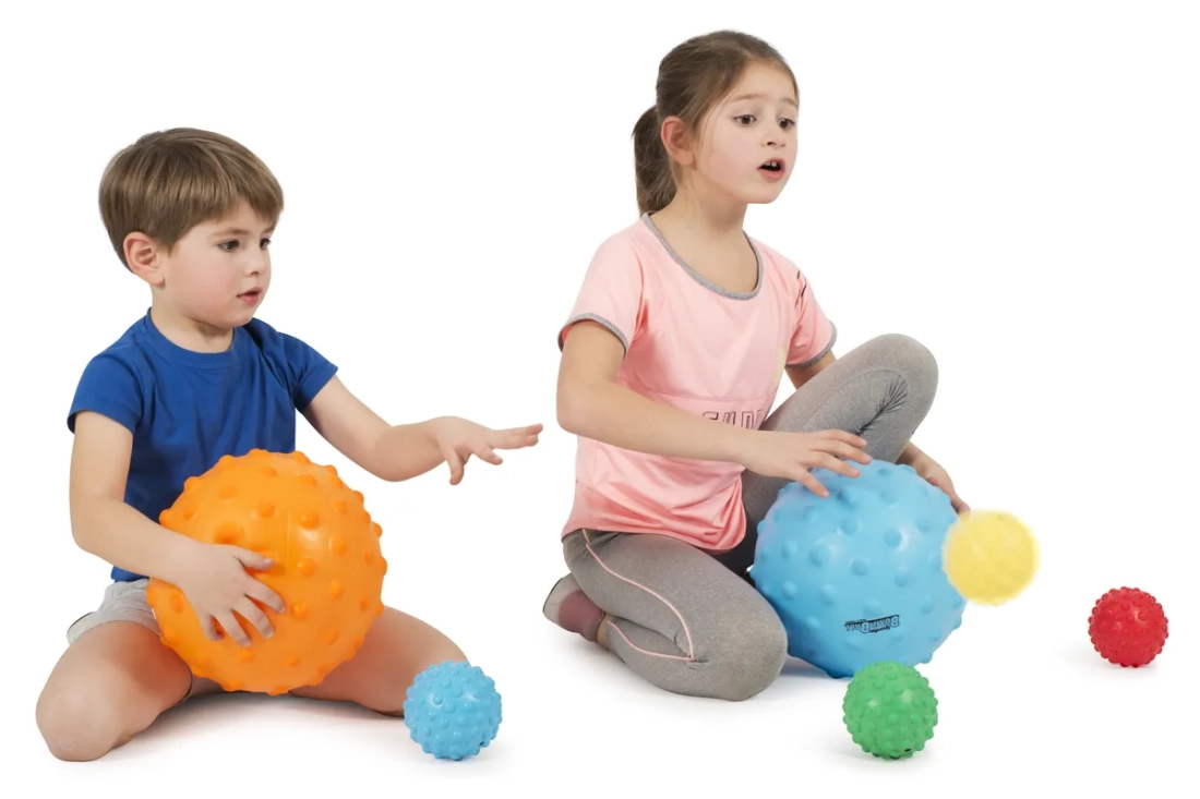 Lot de 6 ballons tactiles