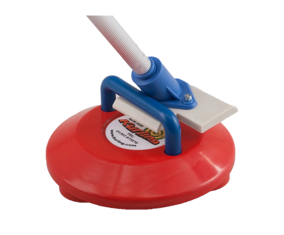 Paar Curlingduwstelen met telescopische steel