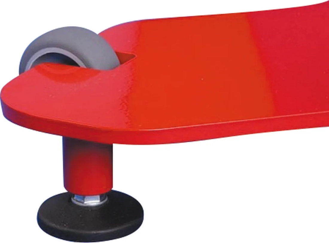 Paire de poteaux de saut scolaires sur roulettes