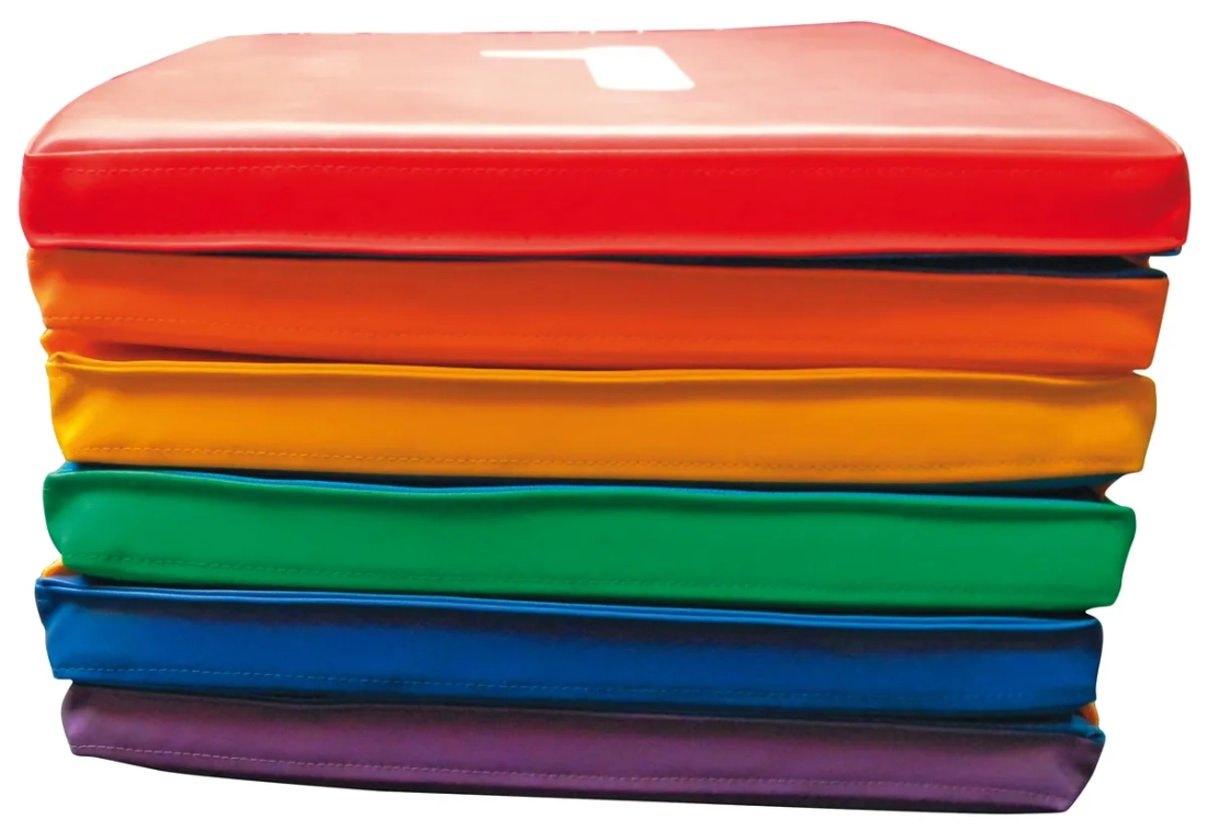 Tapis de saut multicolore