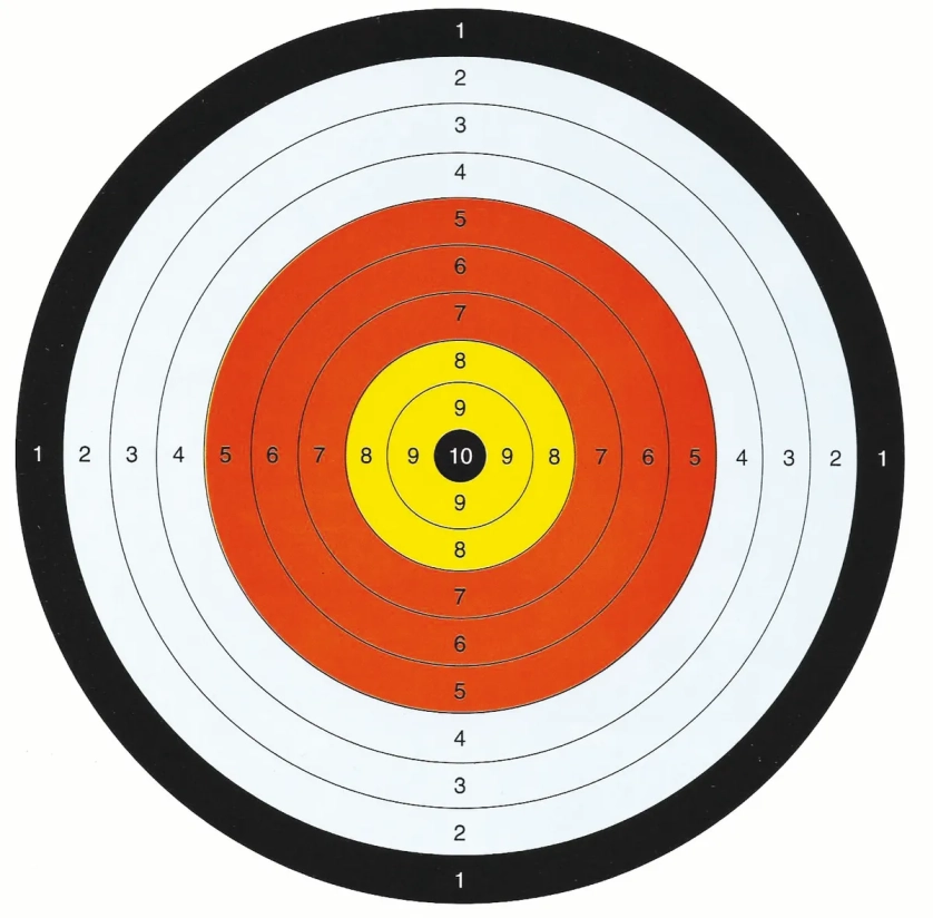 Lot de 10 cibles entraînement