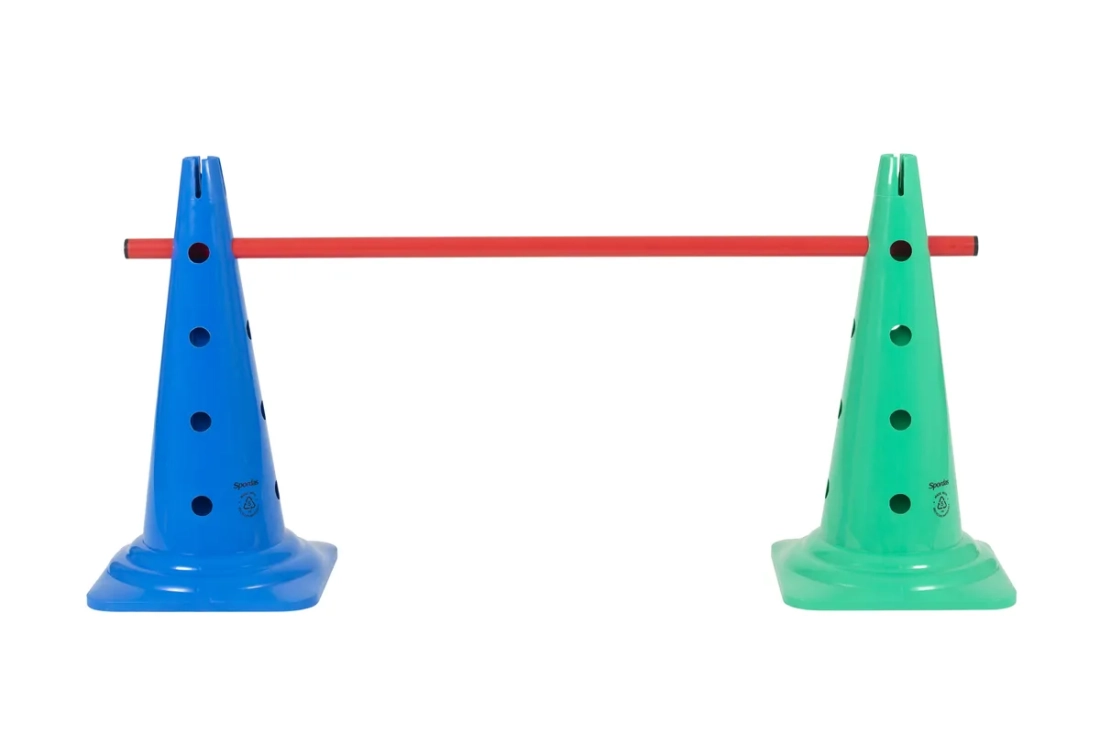 Duurzame markeringskegel met gaten