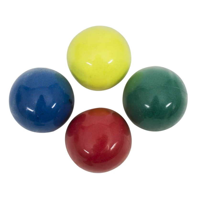 Jeu de 4 balles sable rondes