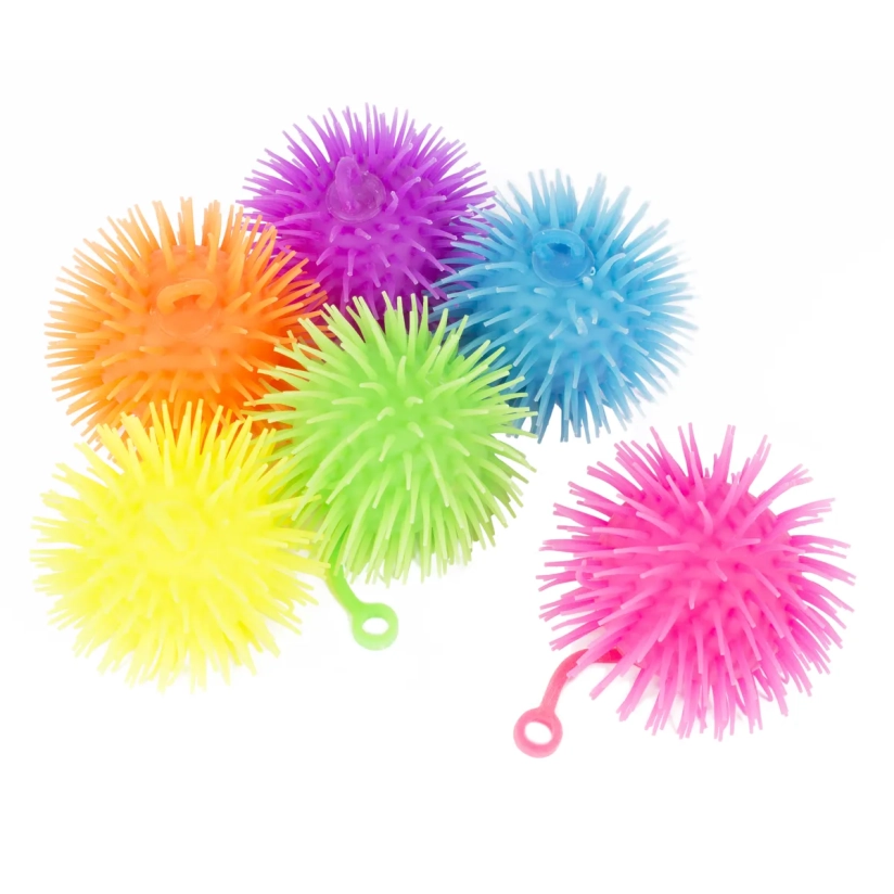 Jeu de 6 balles souples avec tentacules