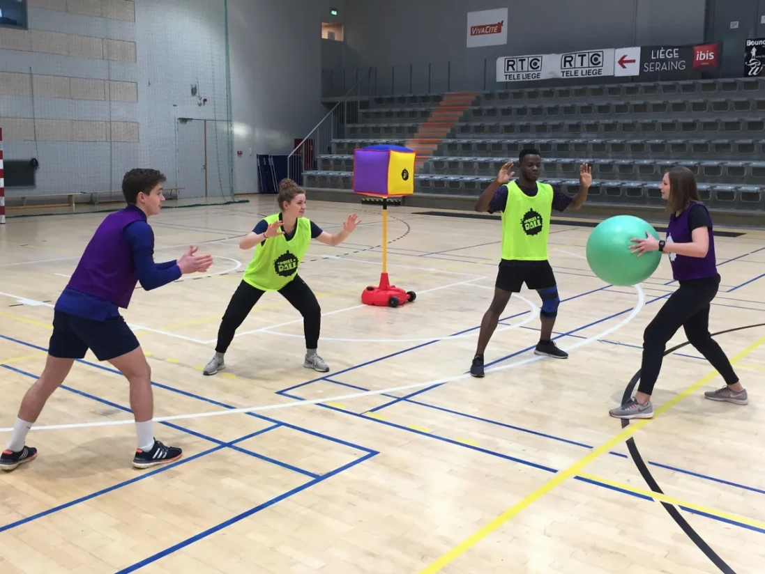 Poull Ball-set opblaasbare Kubus