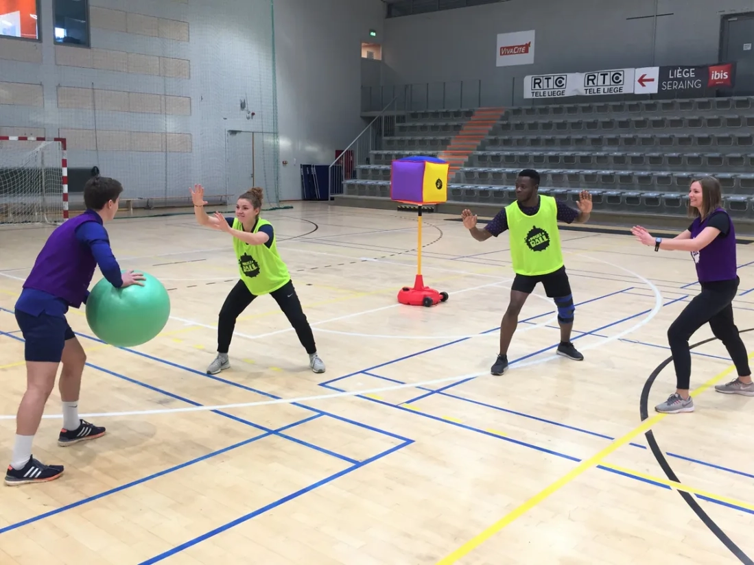 Poull Ball-set opblaasbare Kubus