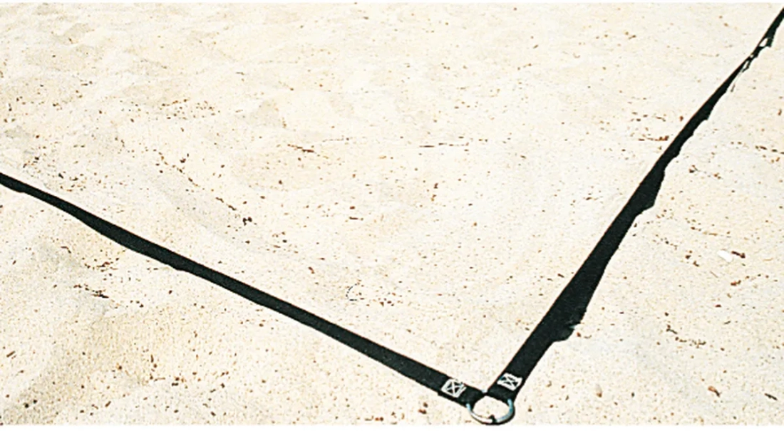 Beachvolley belijning