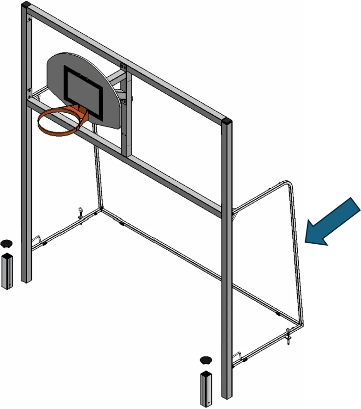 Netbeugels inclusief net en verankering