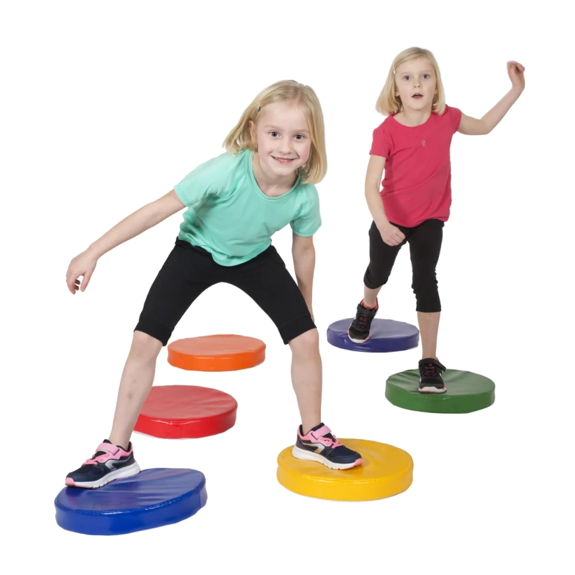 Set van 6 stapschijven met geluid