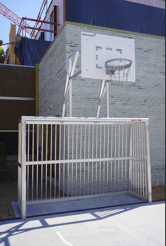 Combidoel handbal - basketbal - voetbal antivandalisme