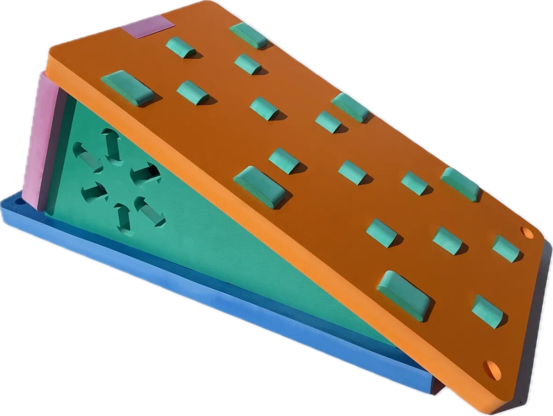 Plan incliné d'escalade