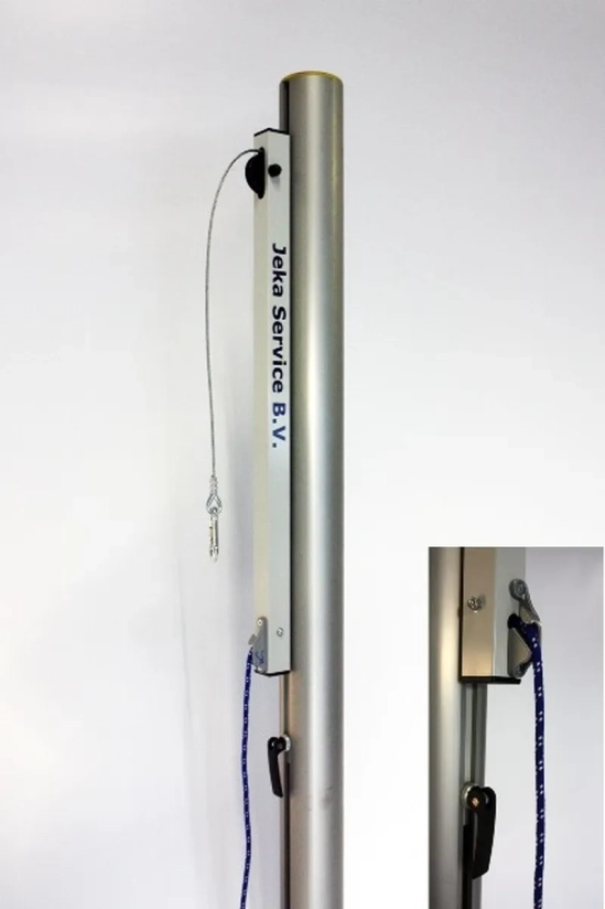 Paire de poteaux de volley-ball ronds Ø100mm