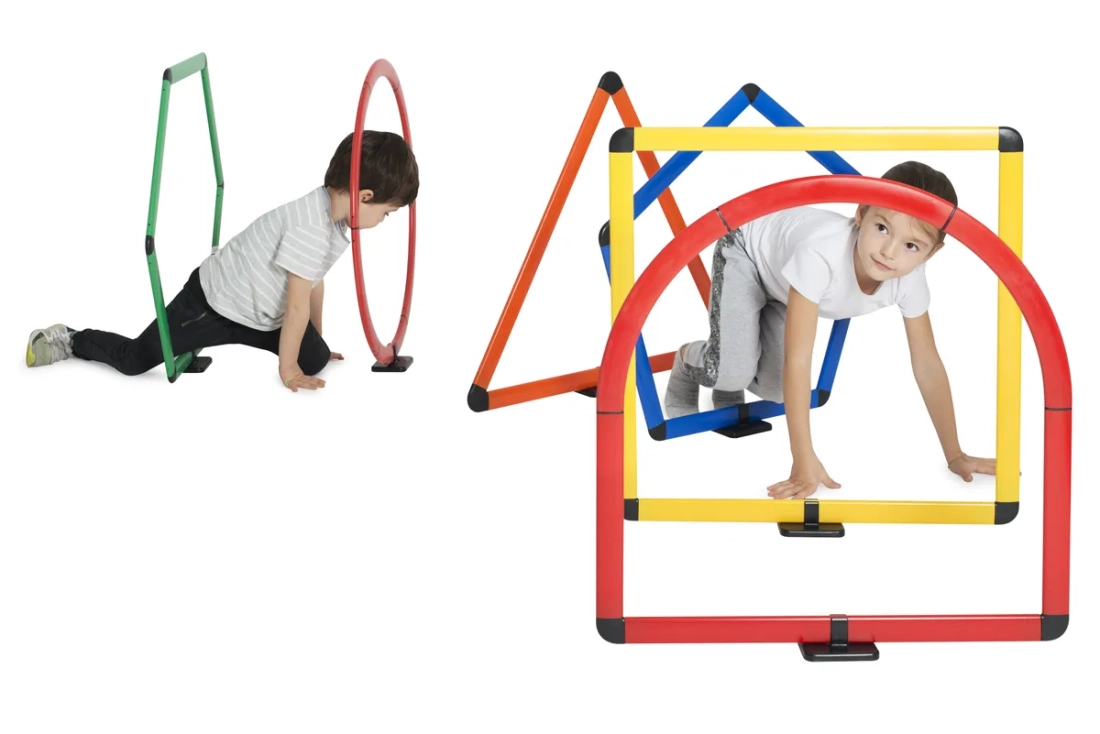 Course d'obstacles géométriques
