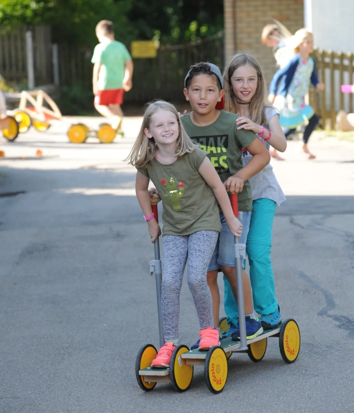 Pedalo Family met handgrepen