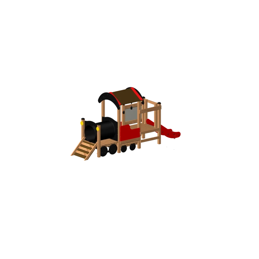Locomotive avec toboggan