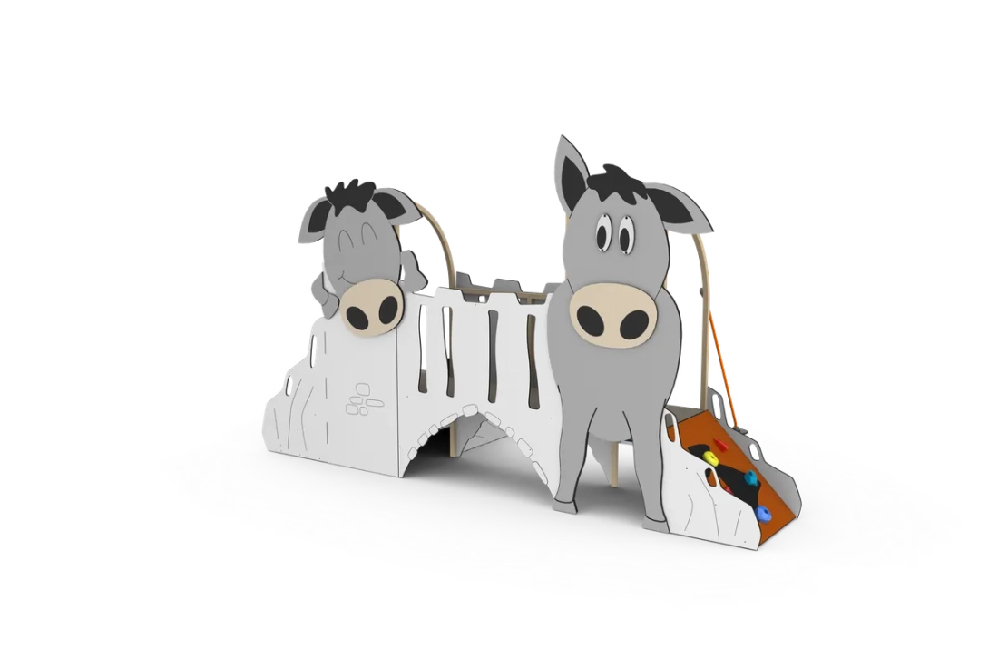 Deux tours ânes