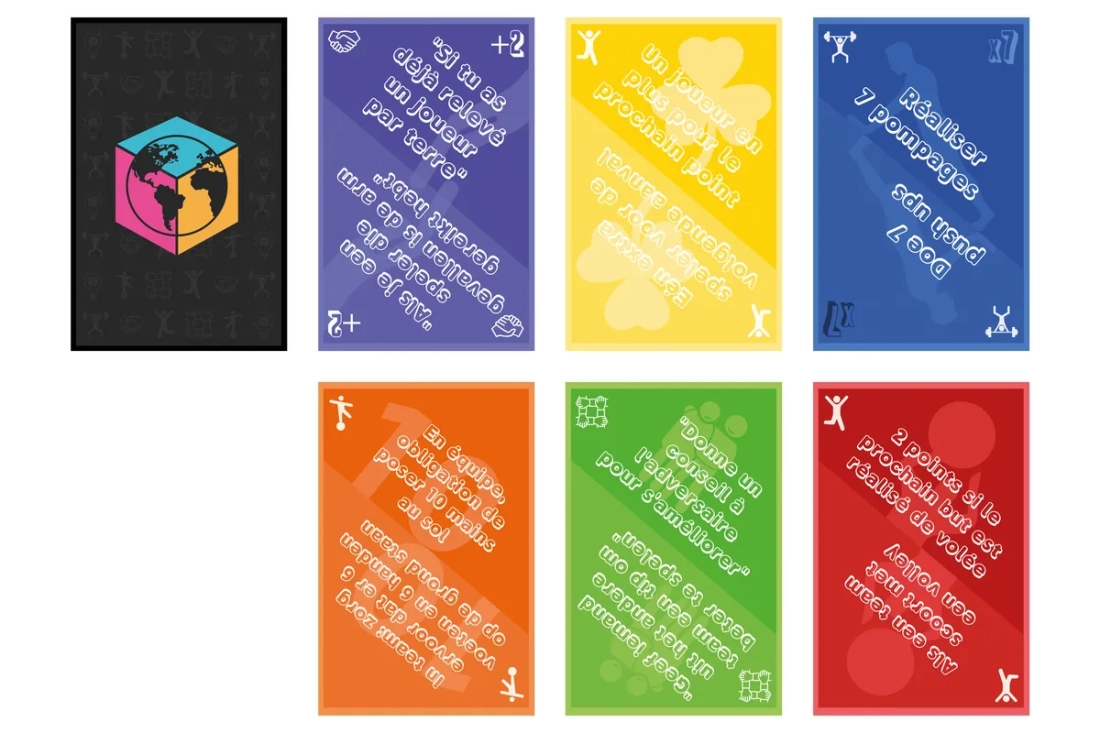 Poull Ball - Jeu de cartes "Play with colors"